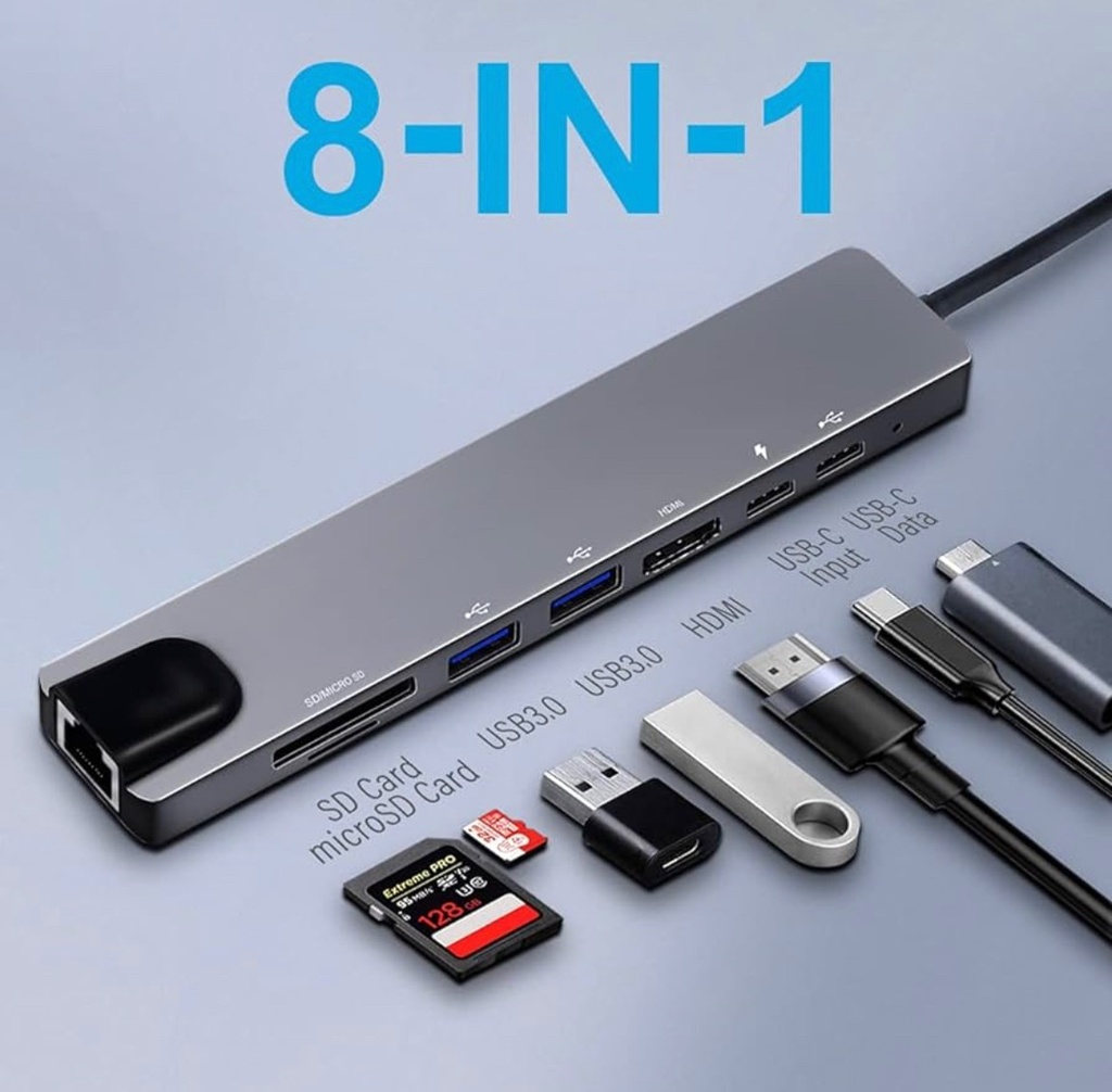 HUB TYPE-C COMPATIBLE CON MAC