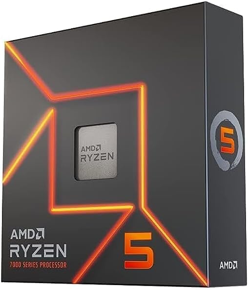 AMD Procesador de escritorio desbloqueado Ryzen 5 7600X de 6 núcleos y 12 hilos