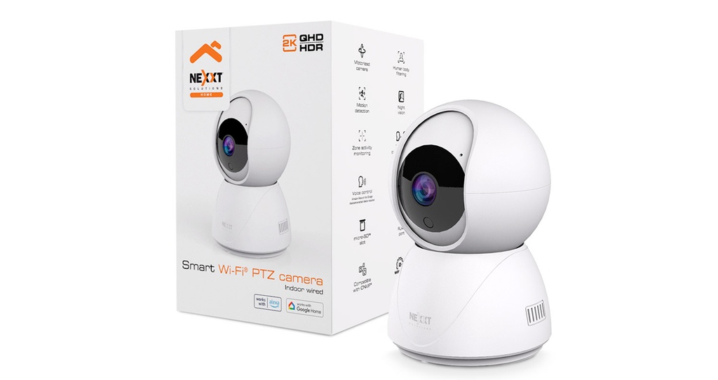 CAMARA SMART WIFI NEXXT 2K PARA INTERIORES CON MOVIMIENTO