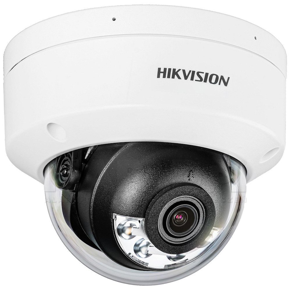 CAMARA IP DOMO EXTERIOR LUZ HIBRIDA 8MP L 28MM CON MICROFONO ANTIBANDALICA