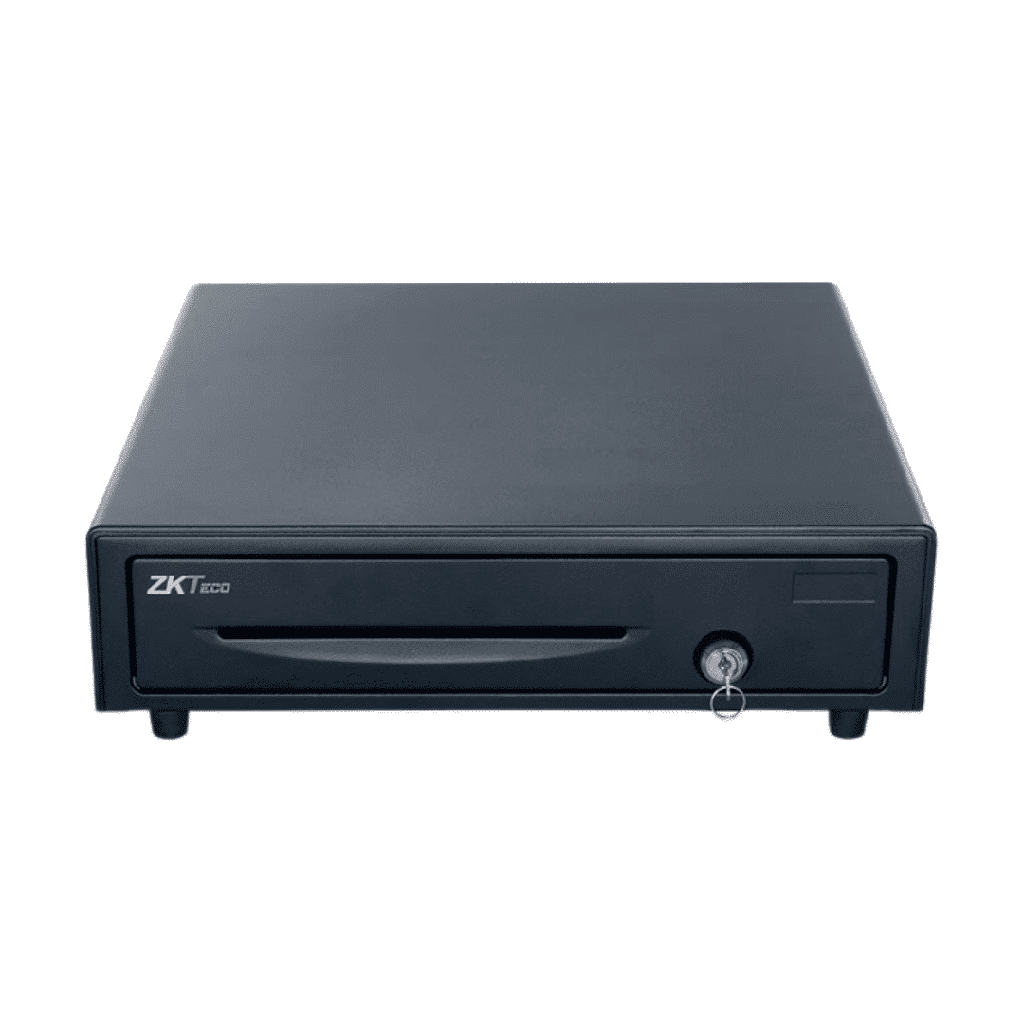 Cajon De Dinero Zkteco, Rj11, 5 Slots Billete, 8 Slots Monedas, black