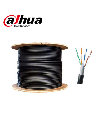ROLLO DE CABLE DAHUA UTP CAT6 EXTERIOR 100%