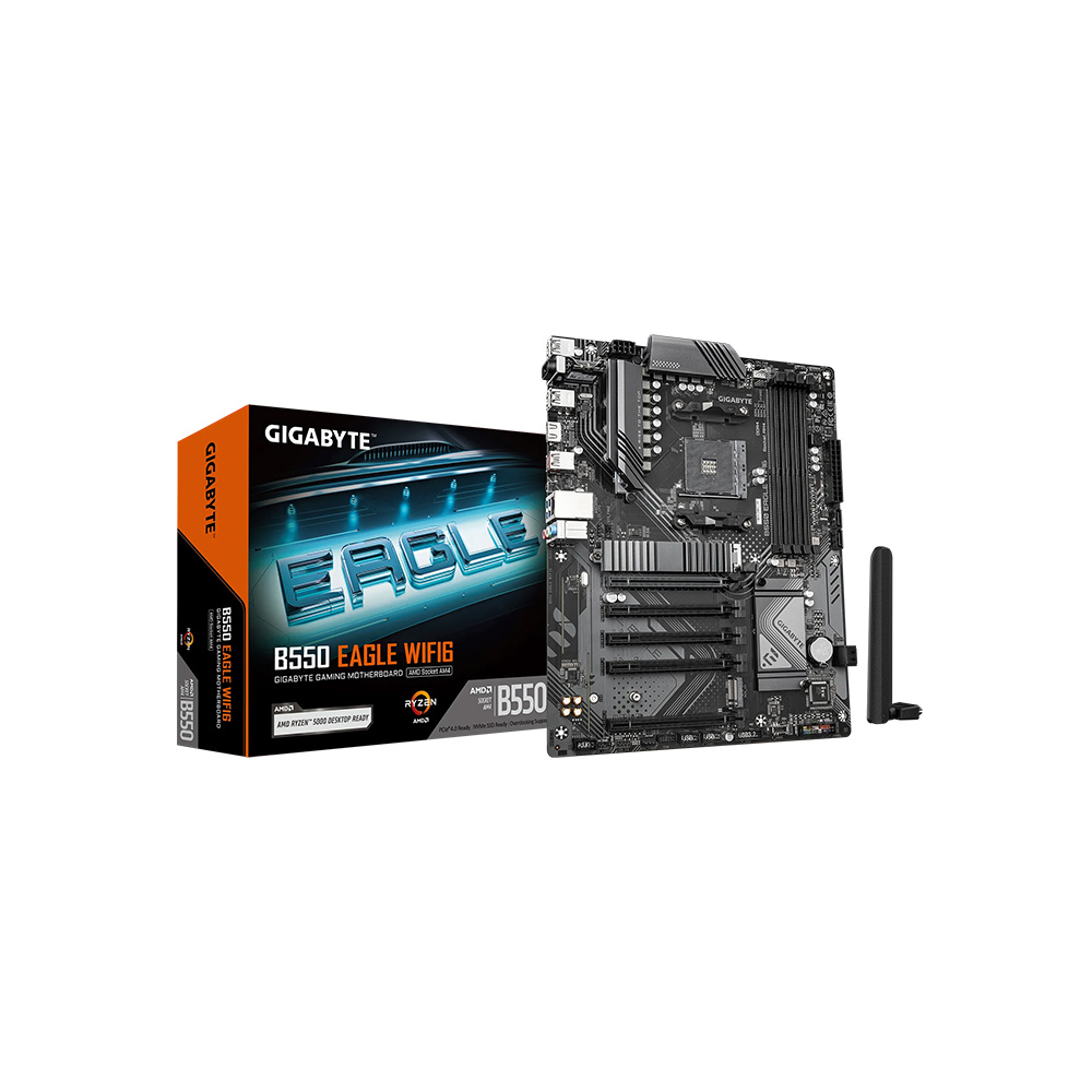 MAINBOARD GIGABYTE B550 EAGLE WIFI6 AM4 4XDDR4 MICRO ATX 