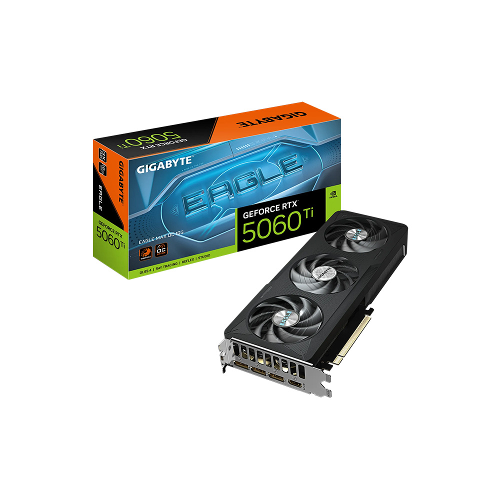 TARJETA DE VIDEO GIGABYTE GEFORCE RTX 5060 TI EAGLE OC 8G GDDR7 PCI-E 5.0