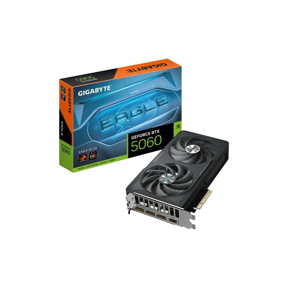 TARJETA DE VIDEO GIGABYTE GEFORCE RTX 5060 EAGLE OC 8G GDDR7 PCI-E 5.0