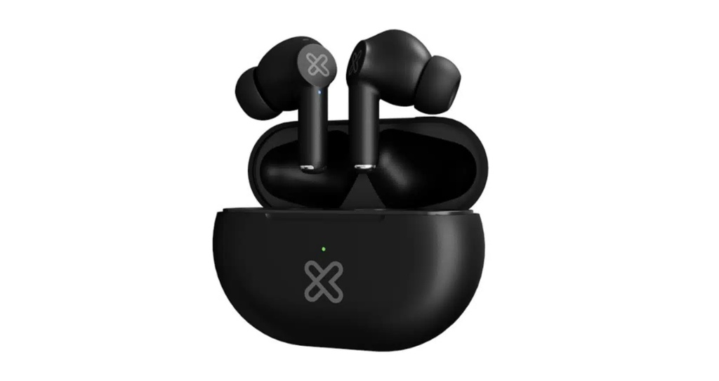 AUDIFONO + MICROFONO KLIP XTREME IN EAR BLUETOOTH - TACTIL - ESTUCHE DE CARGA - NEGRO