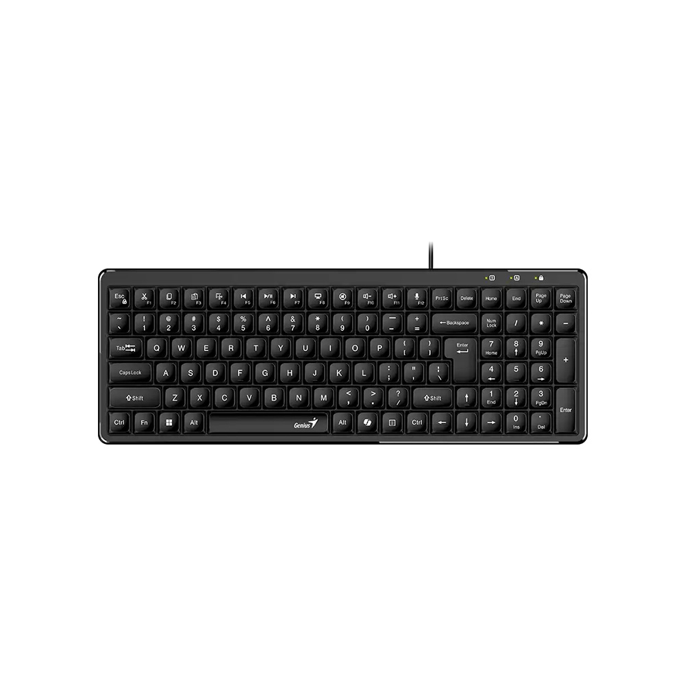 TECLADO GENIUS LUXEMATE NEGRO / USB / COMPACTO / WIN / MAC