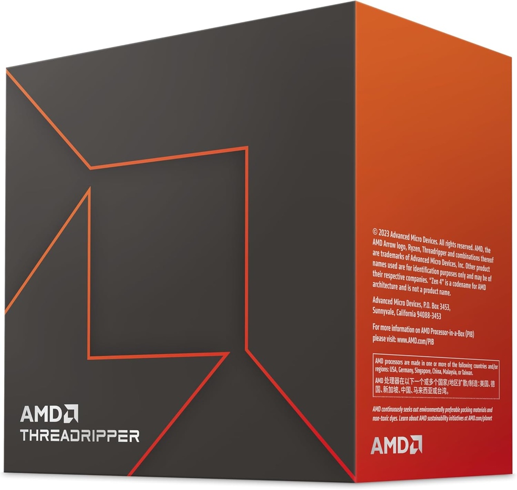 Procesador AMD Ryzen Threadripper 7960X de 24 núcleos, 48 hilos