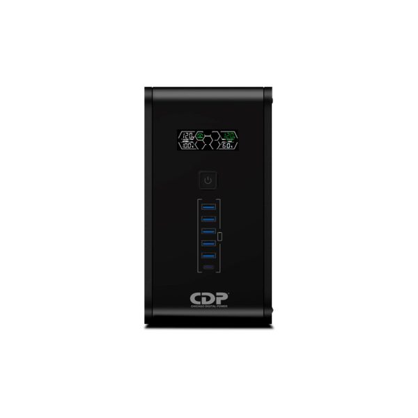 UPS CDP INTERACTIVO / 1200VA – 720W / 5 TOMAS AVR – 5 SUP / 120VCA