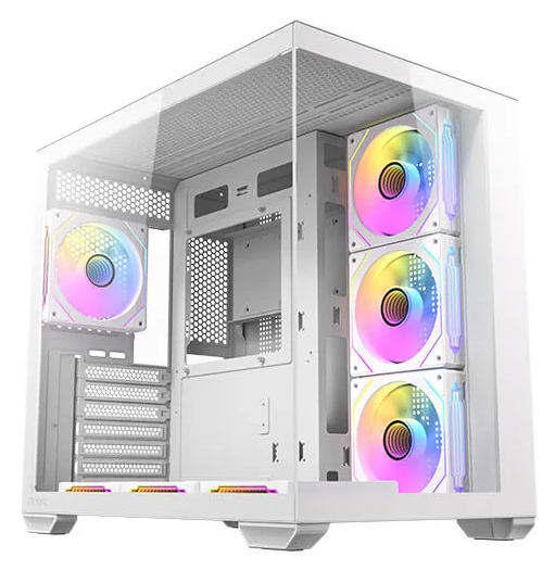 CASE ANTEC CX MIRROR MID TOWER WHITE ARGB / 3X120MM / 3X120MM RIGHT SIDE / 1X120MM REAR