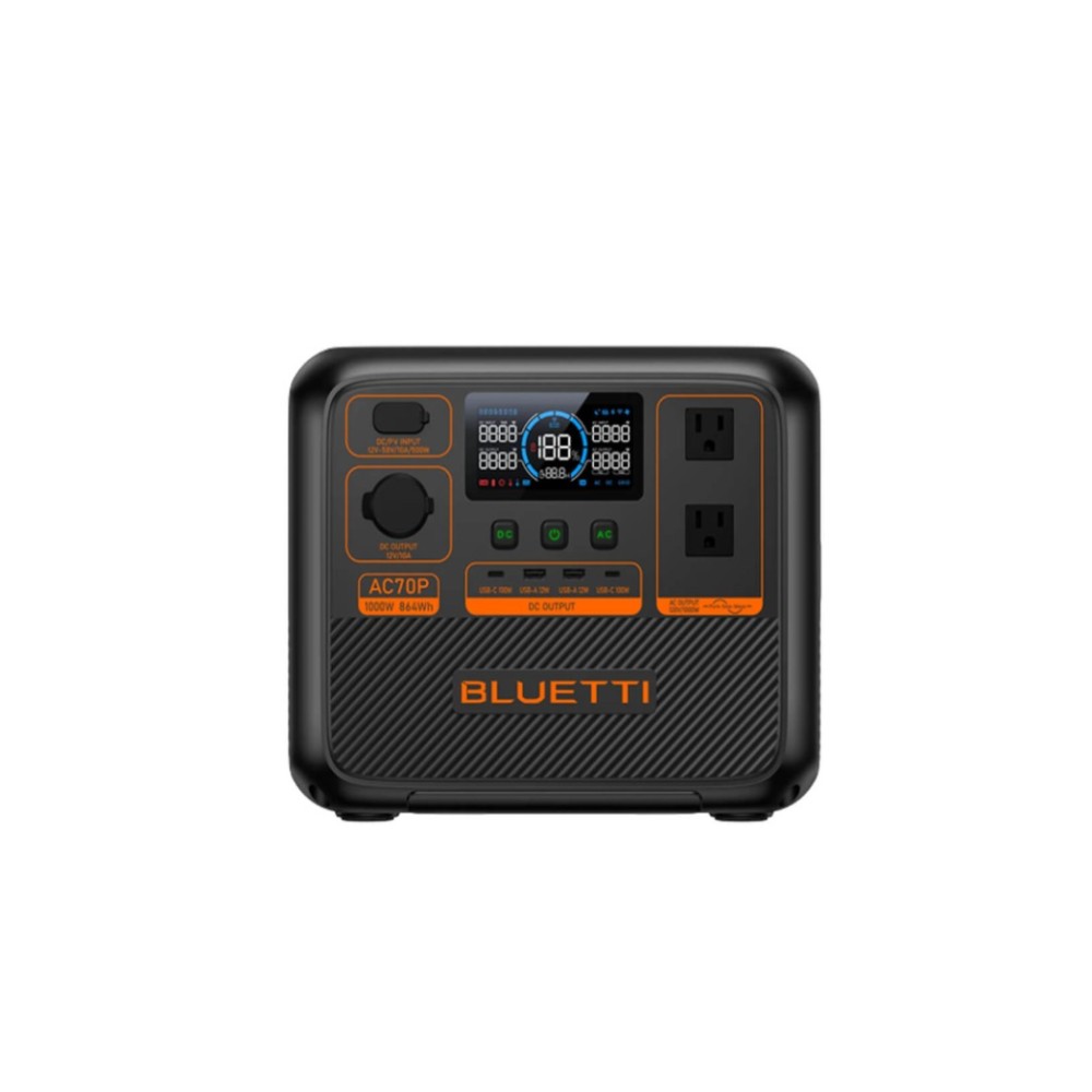 POWERSTATION BLUETTI / 864WH / BATERIA LITIO LIFE PO4 / 2 TOMAS 120V / USB-A X2 / USB-C