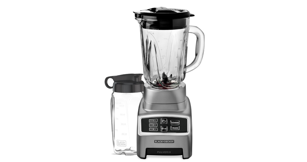 LICUADORA BLACK & DECKER / PULVERIX / 3VELOCIDAD / 1.5 LT / 700W / 6 CUCHILLAS + VASO PERSONAL 500ML