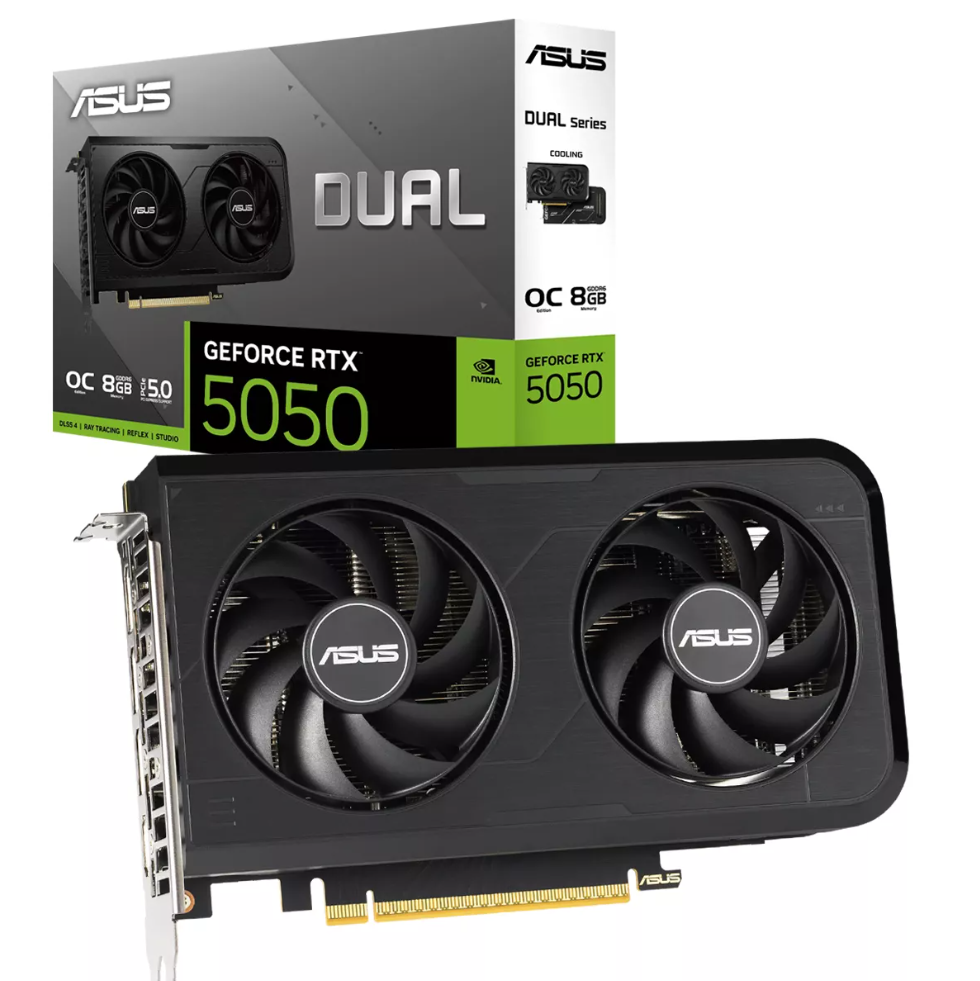 VIDEO ASUS Dual GeForce RTX-5050 OC EDITION 8GB GDDR6 / HDMI / 3DP / 2VENT / PCI-Exp 5.0