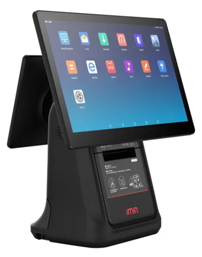 Terminal Tactil de escritorio Imin Doble pantalla / 15.6" Full HD + 10.1" / RJ45 / Bluetooth 5.0
