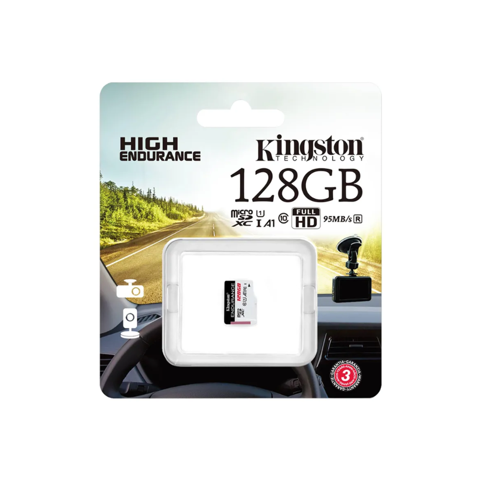 MICRO-SD KINGSTON SDXC 128GB ENDURANCE 95R45W C10 A1 UHS-I CARD