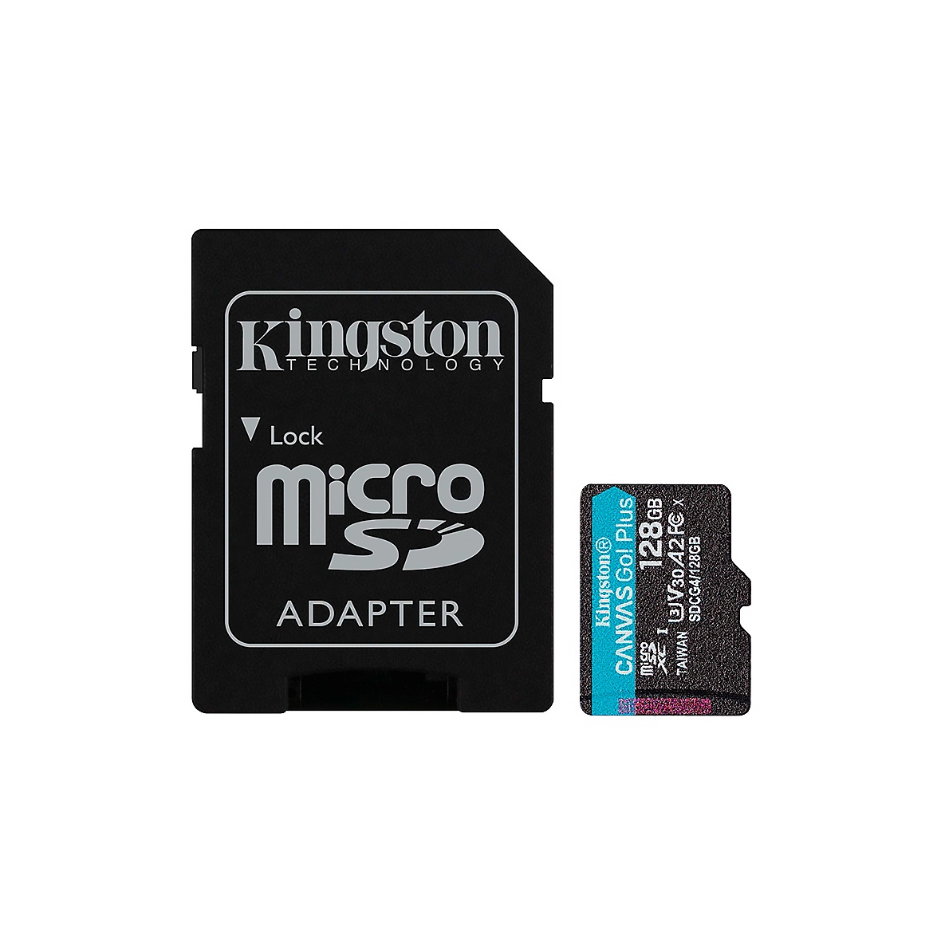 Micro-SDXC 128GB Canvas Go Plus 200MB-s Categoria 10 A2 U3 V30 Card with Adapter