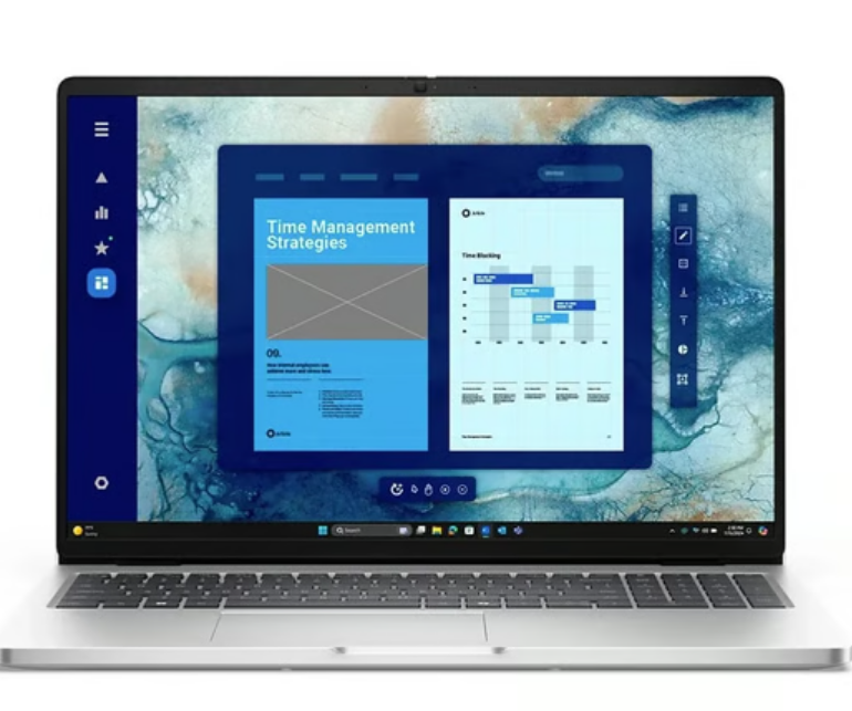 COMPUTADOR PORTATIL DELL PRO-16 SILVER / 16 PULG FHD / ULTRA 7 255U / 16GB DDR5 5600 / 512GB SSD / W11 PRO 