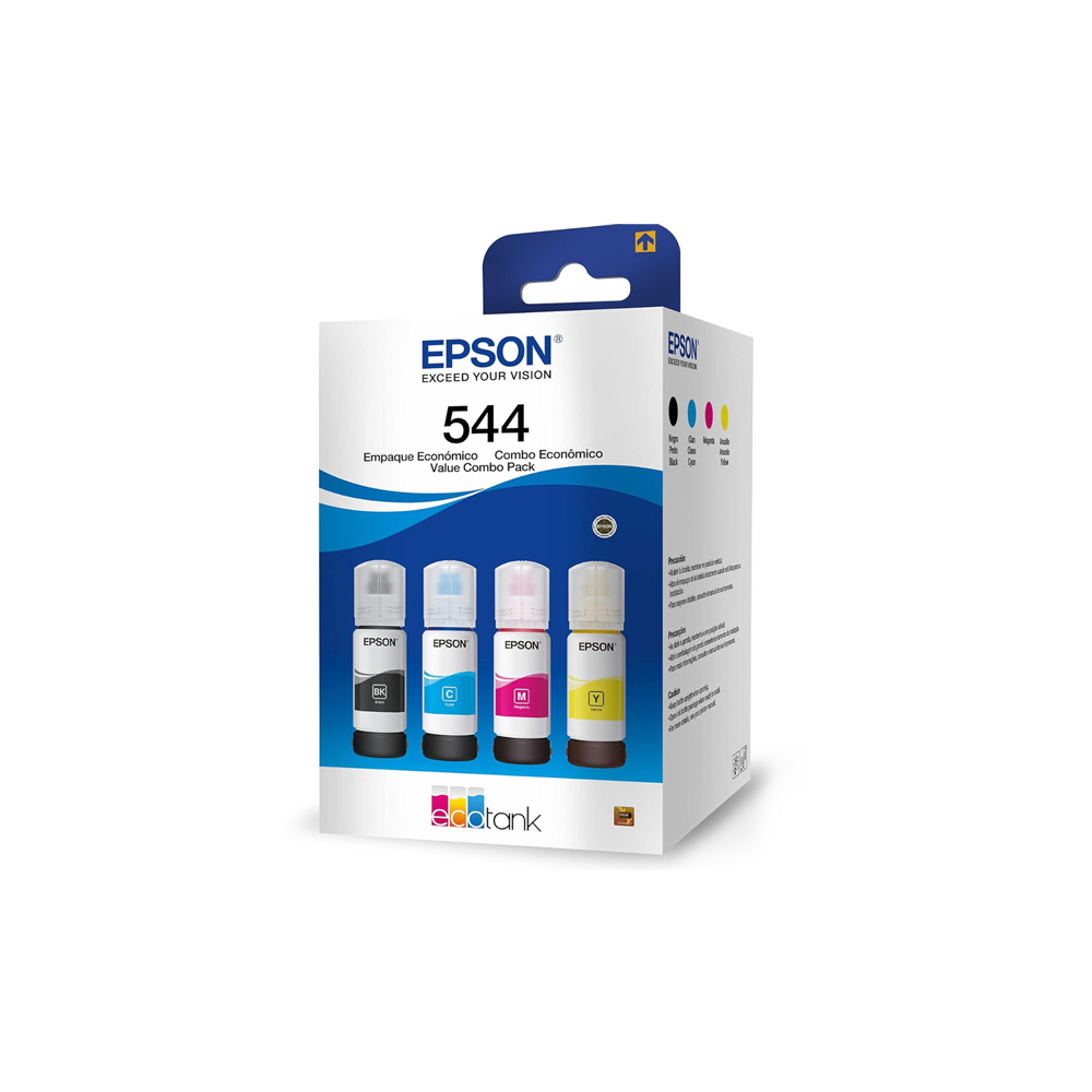 BOTELLAS EPSON T544 PACK 4 NEGRO / CYAN / MAGENTA / AMARILLO