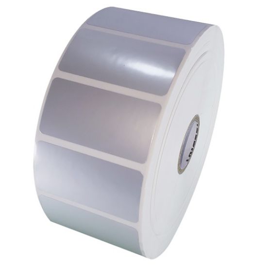 ETIQUETAS DE 5.1X 2.5, POLIPROPILENO, 2537 ET/ROLLO / SILVER PARA DESKTOP