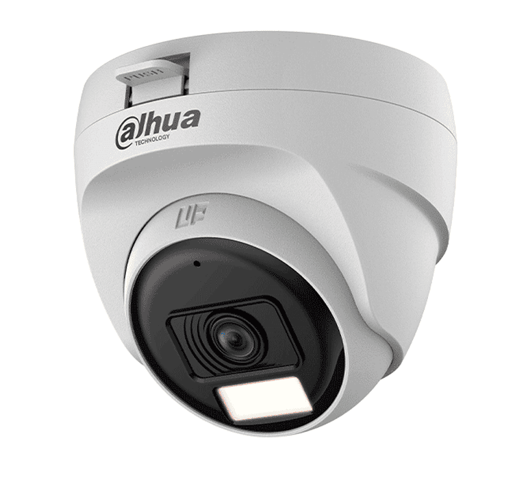 Camara Domo 5 MP Serie Cooper / Lente 2.8 mm Apertura Hasta 106°/ Iluminación Dual Inteligente/ Micrófono Incorporado / Iluminación Hasta 25Mts IR + 20Mts Luz Calida / Plástico / Ideal para Interior