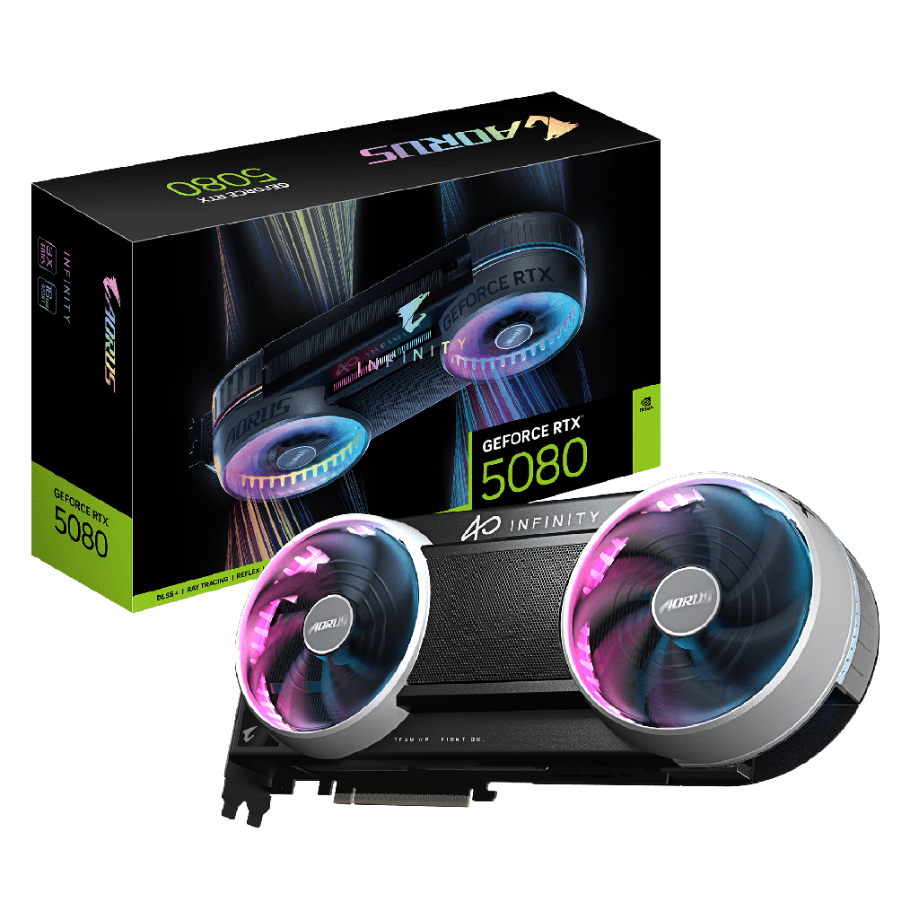 TARJETA DE VIDEO AORUS GEFORCE RTX 5080 INFINITY 16GB GDDR7