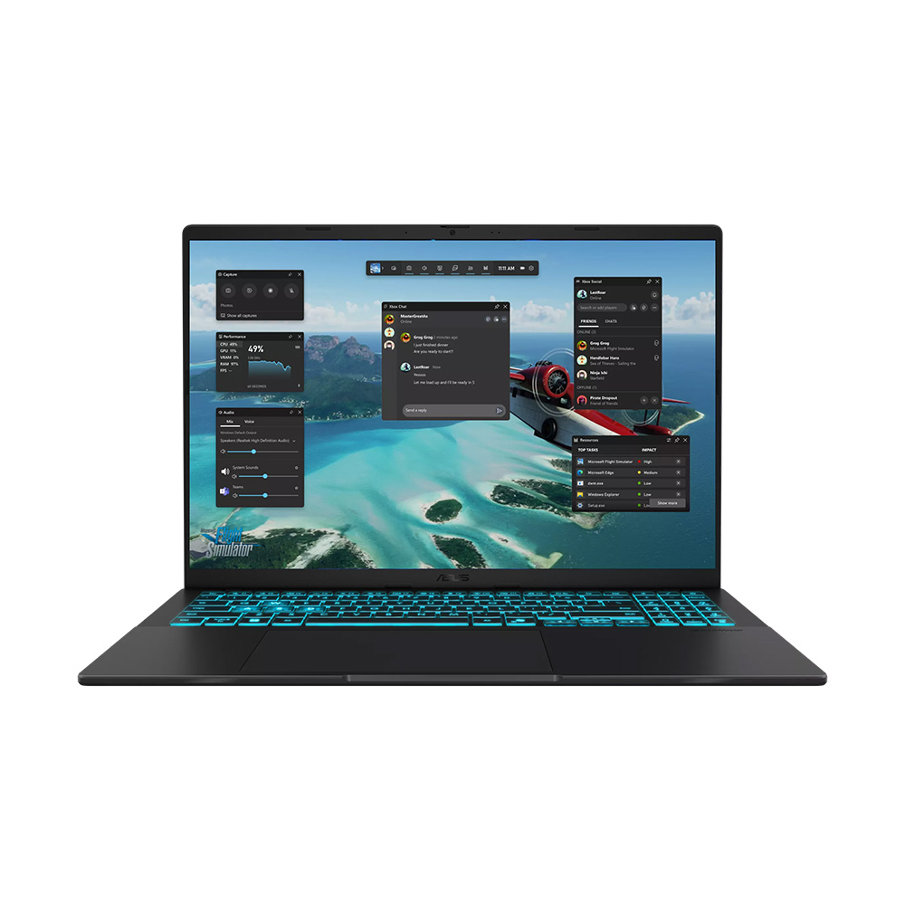 COMPUTADOR ASUS / CORE 7 240H / 1TB SSD / 16GB RAM / RTX 5050 8G / 16 WUXGA 144HZ