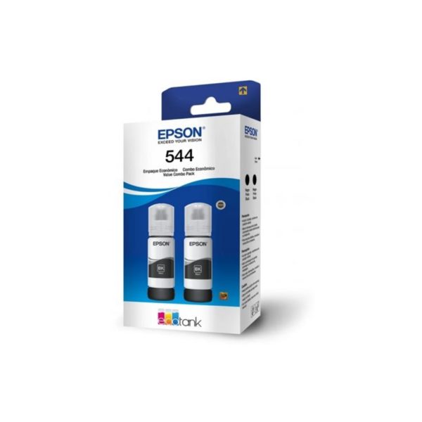 BOTELLAS EPSON T544 PACK 2 NEGRO L200 / L3150 / L3210