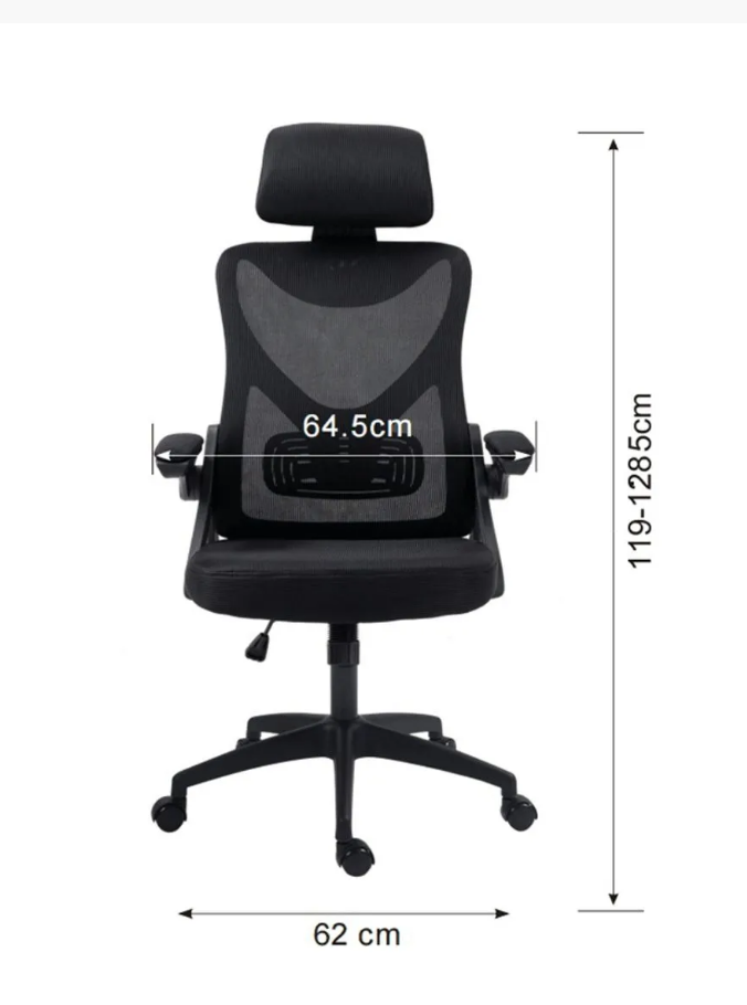 Silla Giratoria Executive Negra 