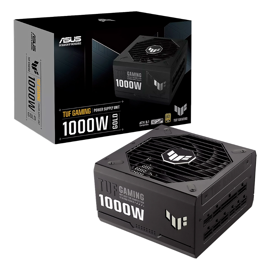 FUENTE DE PODER ASUS TUF GAMING 1000W 80 Plus Gold Black