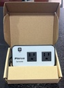 Adaptador de enchufe de auto DC de 12 V a 110 V CA, inversor de corriente de 200 W, salida con USB C de 20 W, cargador rápido USB USB (18 W)
