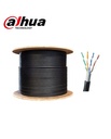 ROLLO DE CABLE DAHUA UTP CAT6 EXTERIOR 100%
