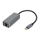 ADAPTADOR USB TIPO C A LAN (RJ45)