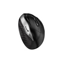MOUSE WIRELESS GENIUS ERGO 8250 SILVER / VERTICAL / SILENCIO / RF 2.4GHZ
