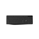 TECLADO GENIUS NEGRO WIRELESS / RF 2.4GHZ / PILA AAA (2) / WIN Y MAC