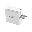 CARGADOR GENIUS / GAN DE 65W / USB C PD3.0 / USB A QC3.0 / PORTATIL / TABLETA