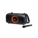 PARLANTE JBL PARTY BOX ON THE GO ESSENTIAL IPX4 100W MIC BLUETOOTH TWS BLACK
