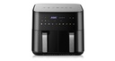 FREIDORA DE AIRE MASTERMAID 10 LITROS DOBLE DIGITAL NEGRO