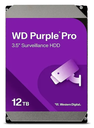 Disco duro WESTERN DIGITAL SATA Purple 12TB Para camaras de videovigilancia (DVR & NVR)