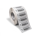 Etiqueta RFID Zebra – 3 7/8" de ancho × 1 5/16" de largo – Rollo – Transferencia térmica – Poliéster – 2000 unidades/rollo – Para impresora de etiquetas