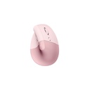 MOUSE LOGITECH LIFT VERTICAL ERGONOMIC / WIRELESS / 6 BOTONES / ROSADO / 4000 DPI