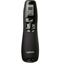 PUNTERO LOGITECH PROFESIONAL NEGRO LCD-USB-PLUG AND PLAY-LUZ VERDE-RADIO 30 METROS