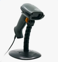 Lector de códigos Unitech MS8380S-SG escáner de códigos de barras 2D con cable USB y base de manos libres